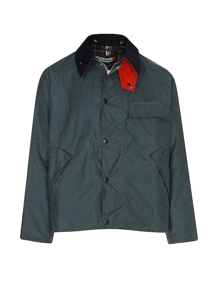 BARBOUR Paul Smith loves Barbour Wachsjacke Transport Lila